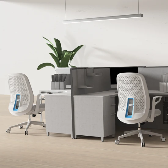 Personalización de muestra Sillas de oficina ergonómicas modernas ejecutivas con respaldo medio Personal de oficina de tareas de malla PC Juegos giratorios Apoyabrazos ajustables Silla de oficina Muebles